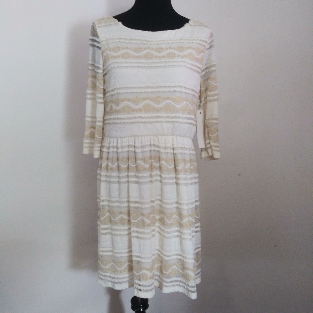 NWT Love Reign 3/4 sleeve midi dress
